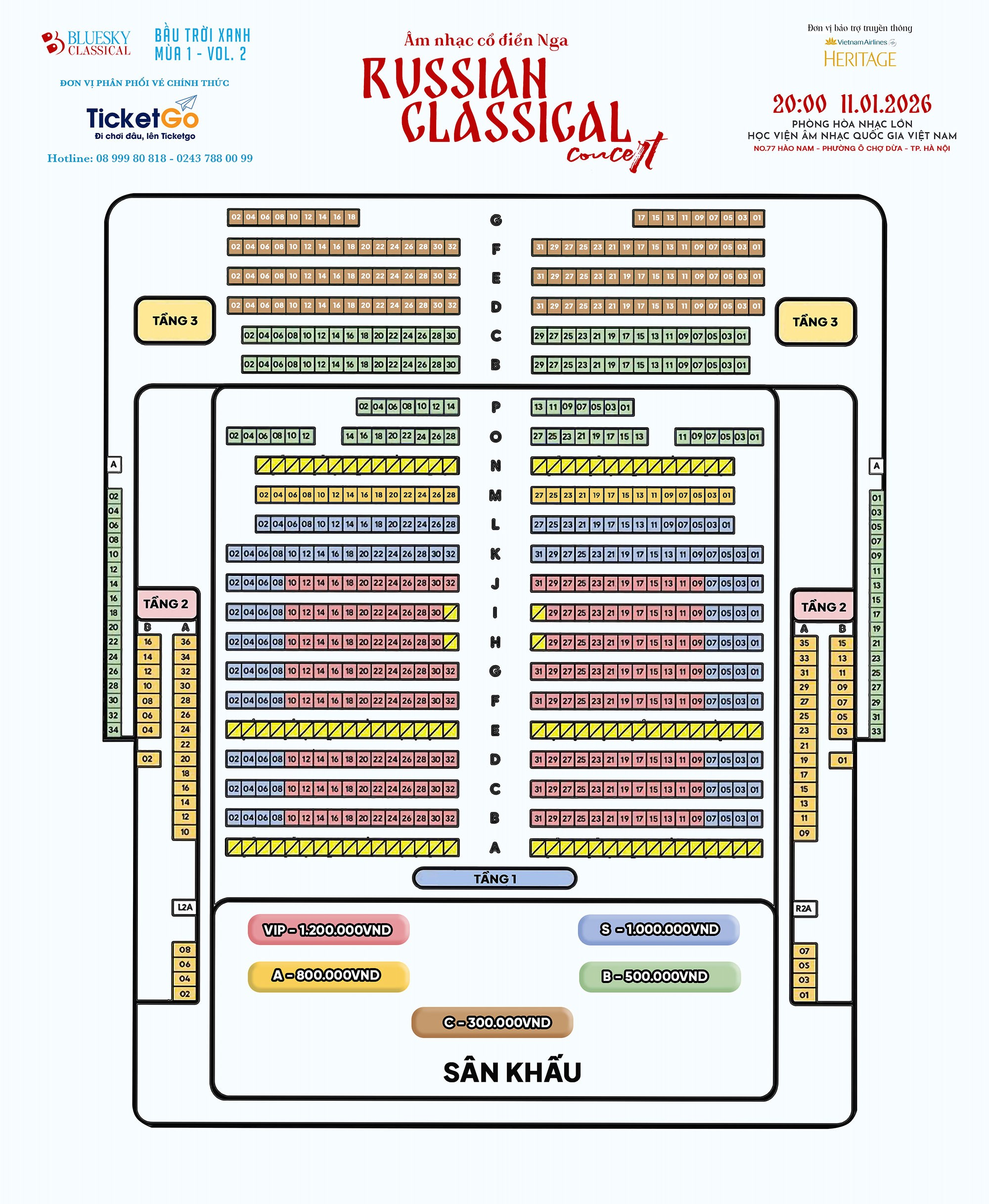 Hòa nhạc giao hưởng BLUESKY Season 1 - Vol 2 RUSSIAN CLASSICAL